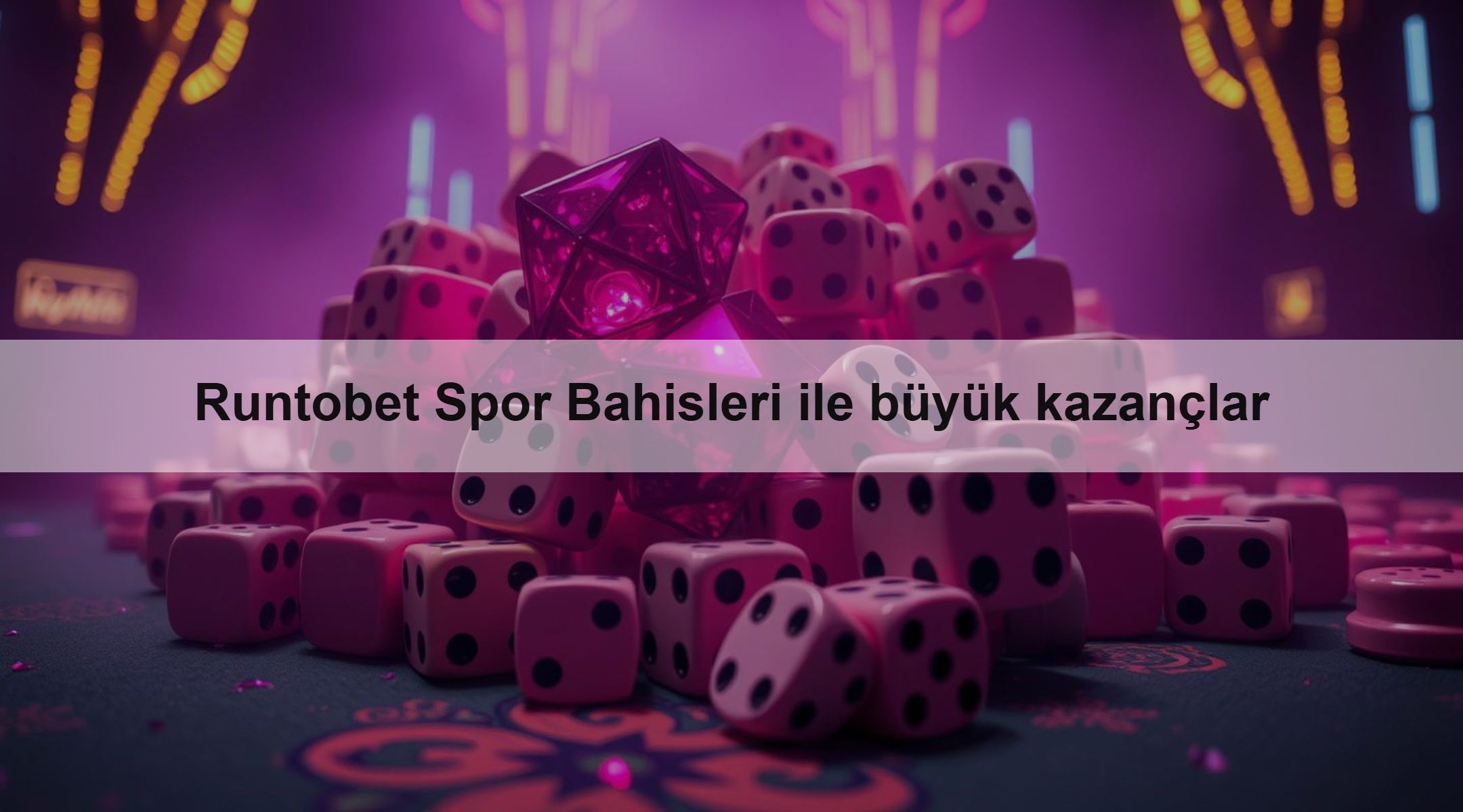 Runtobet Spor Bahisleri ile büyük kazançlar 1 Runtobet Spor Bahisleri ile büyük kazançlar